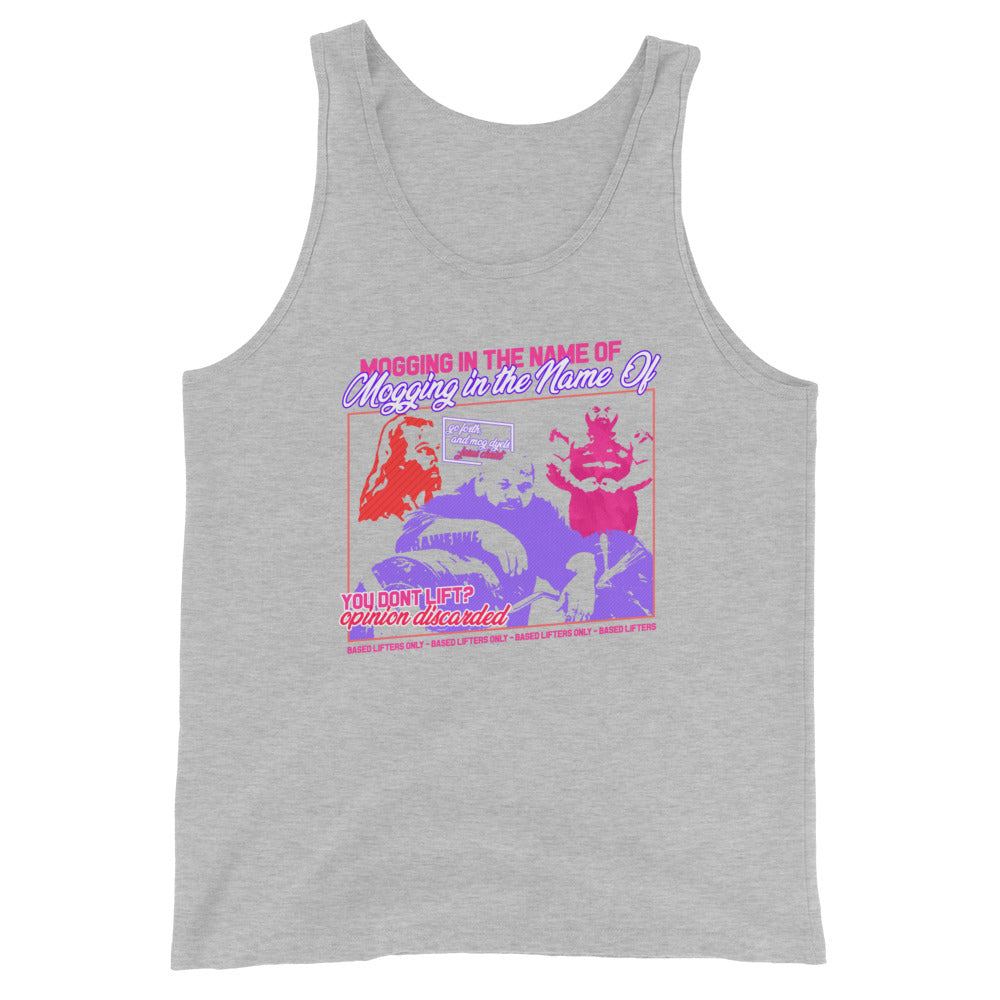 Mogging in The Name Of - Tank Top | BC1152