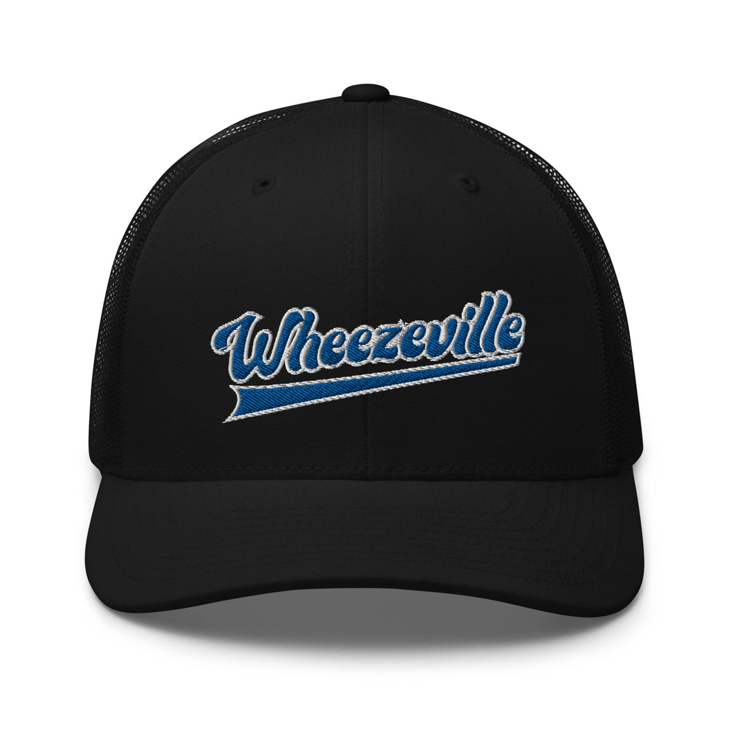 Wheezeville (Blue/White) - Trucker Hat | BC1312