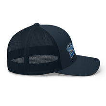 Load image into Gallery viewer, Wheezeville (Blue/White) - Trucker Hat | BC1312
