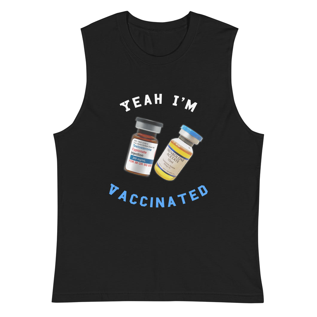 Yeah I'm Vaccinated - Cutoff Tank | BC1061